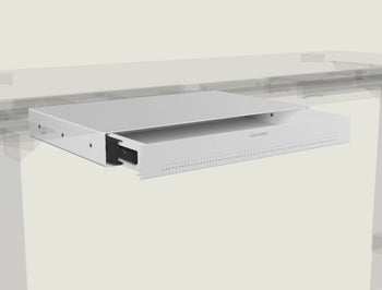 Indlæs billede til gallerivisning weiße Schreibtischschublade offen