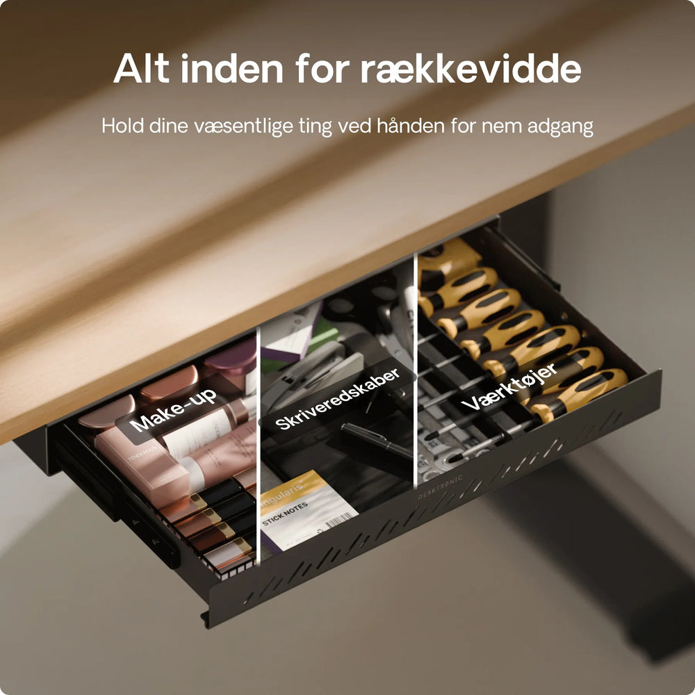 Skrivebords skuffe