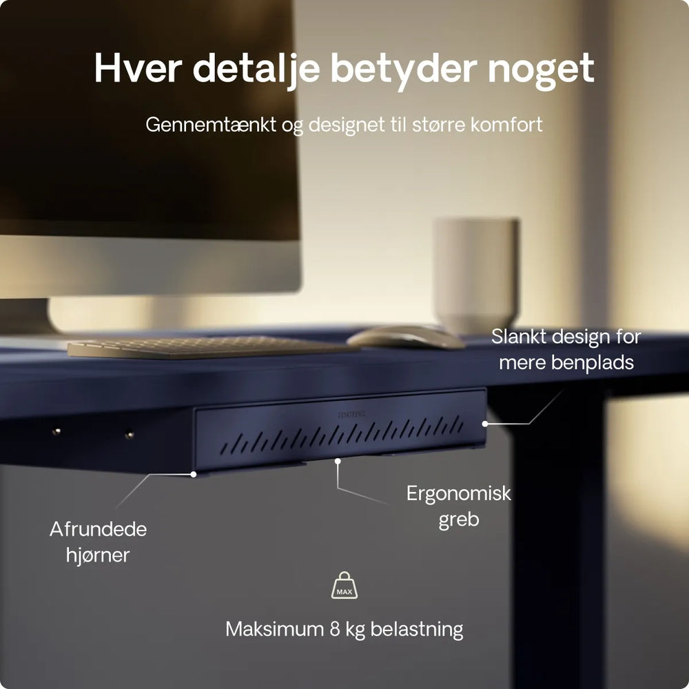 Skrivebords skuffe