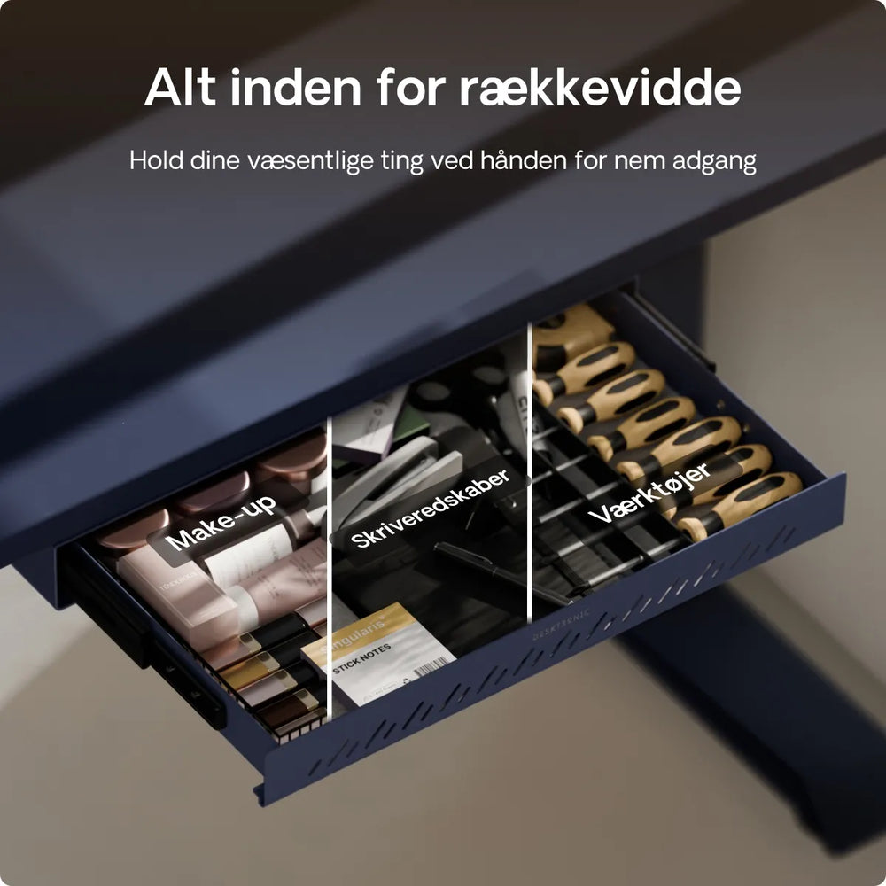 Skrivebords skuffe