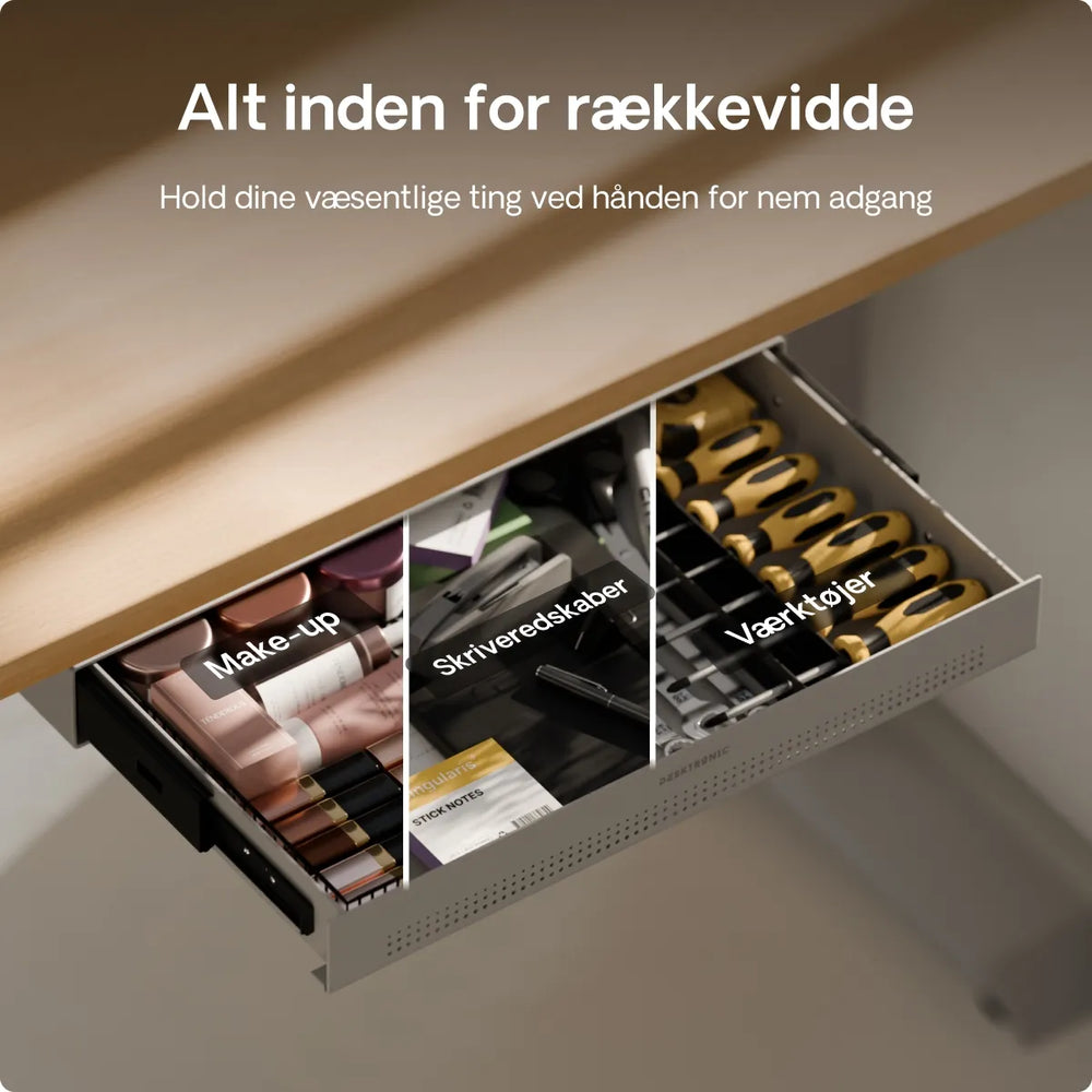 Skrivebords skuffe