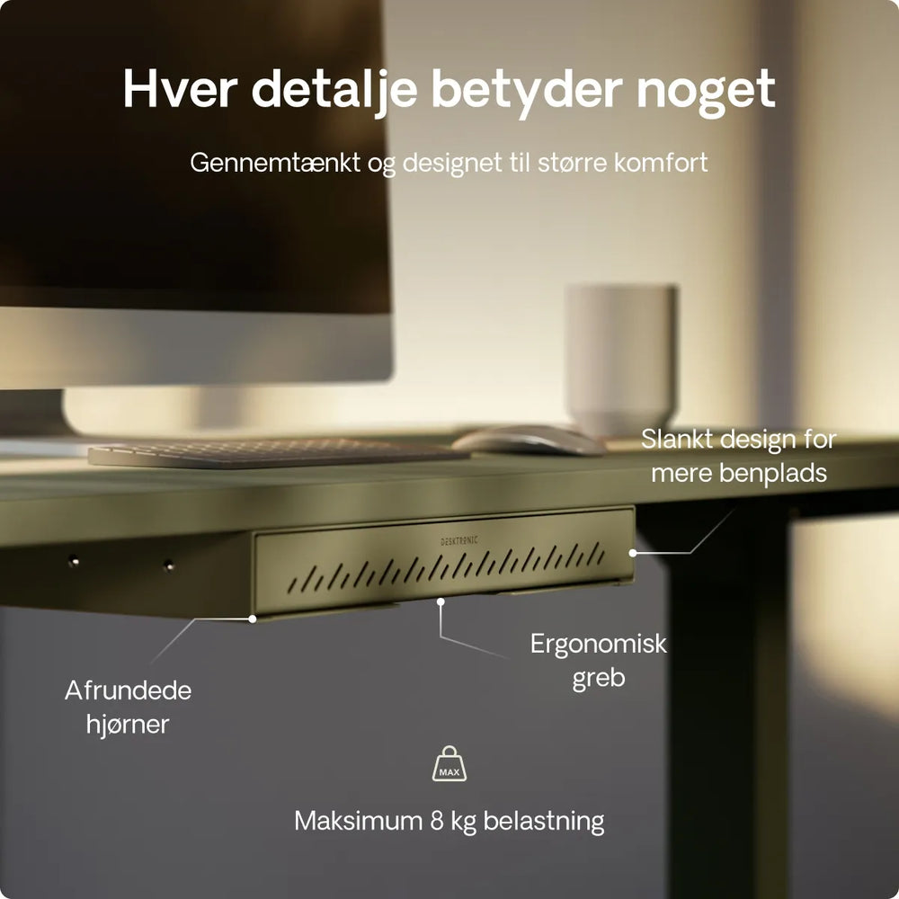Skrivebords skuffe