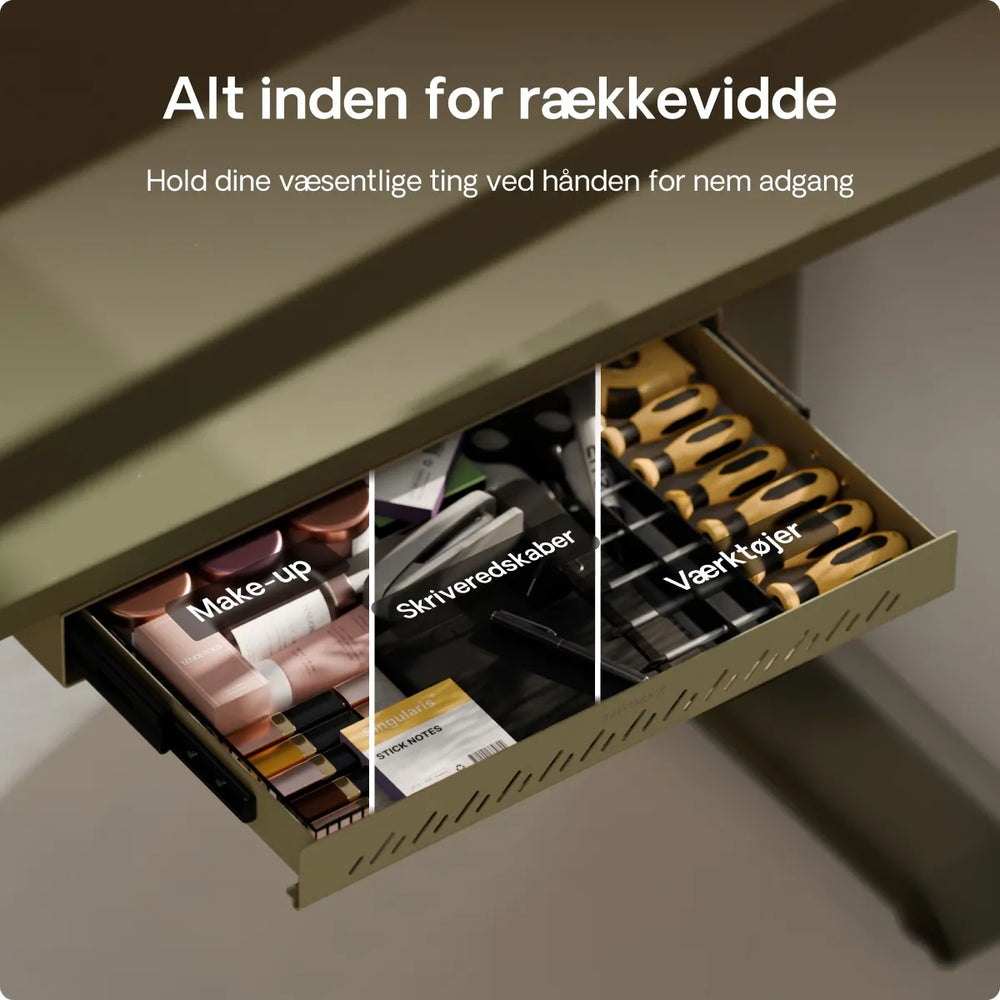 Skrivebords skuffe