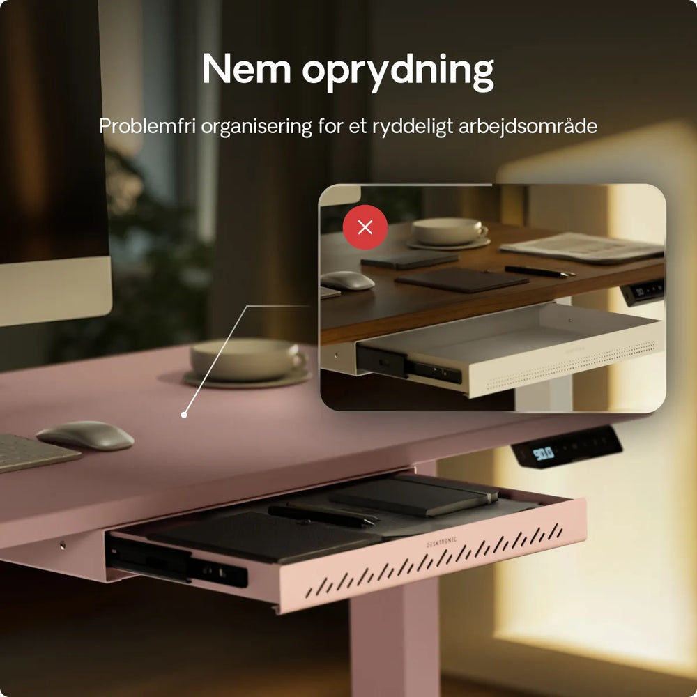 Skrivebords skuffe