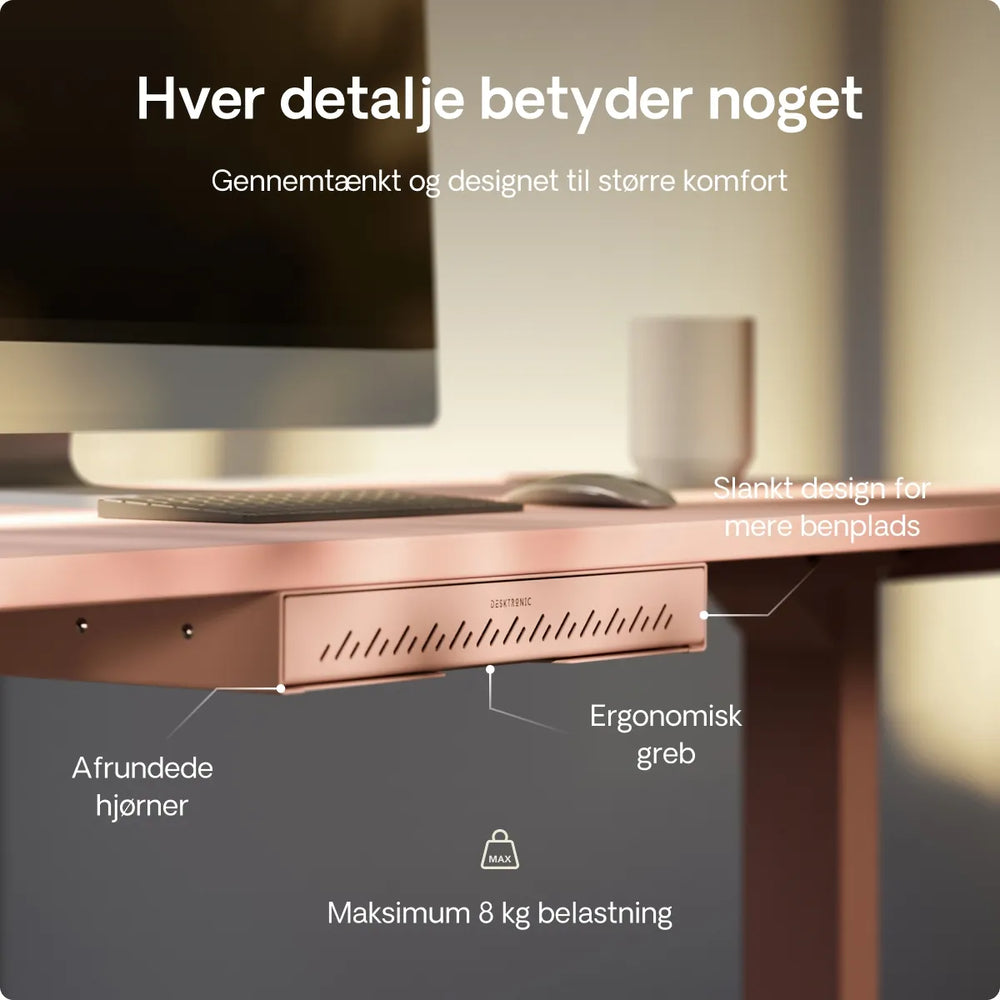 Skrivebords skuffe